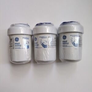 GE Refrigerator Water Filter MWF White Genuine Replacement 3 Pack MWFP Sealed
